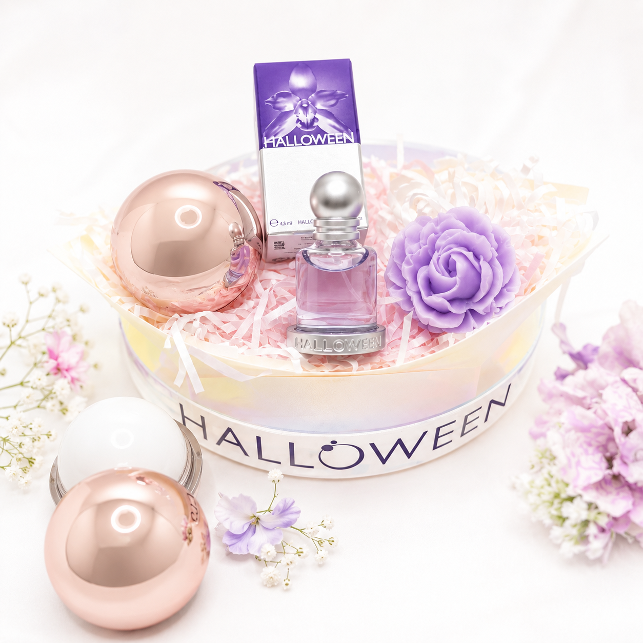 Barquito de Bambú, Mini Eau Halloween Balsamo labial y Jabones Aromáticos