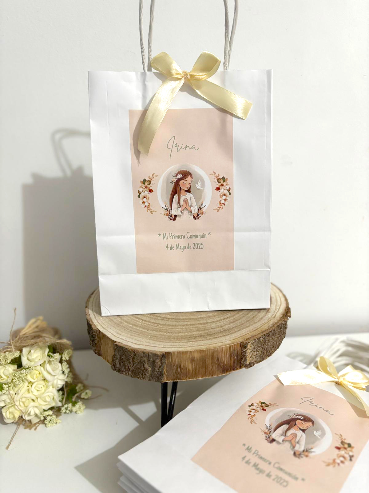 Bolsa Personalizada Niña Orando
