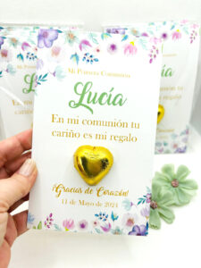 Tarjeta Agradecimiento bombón