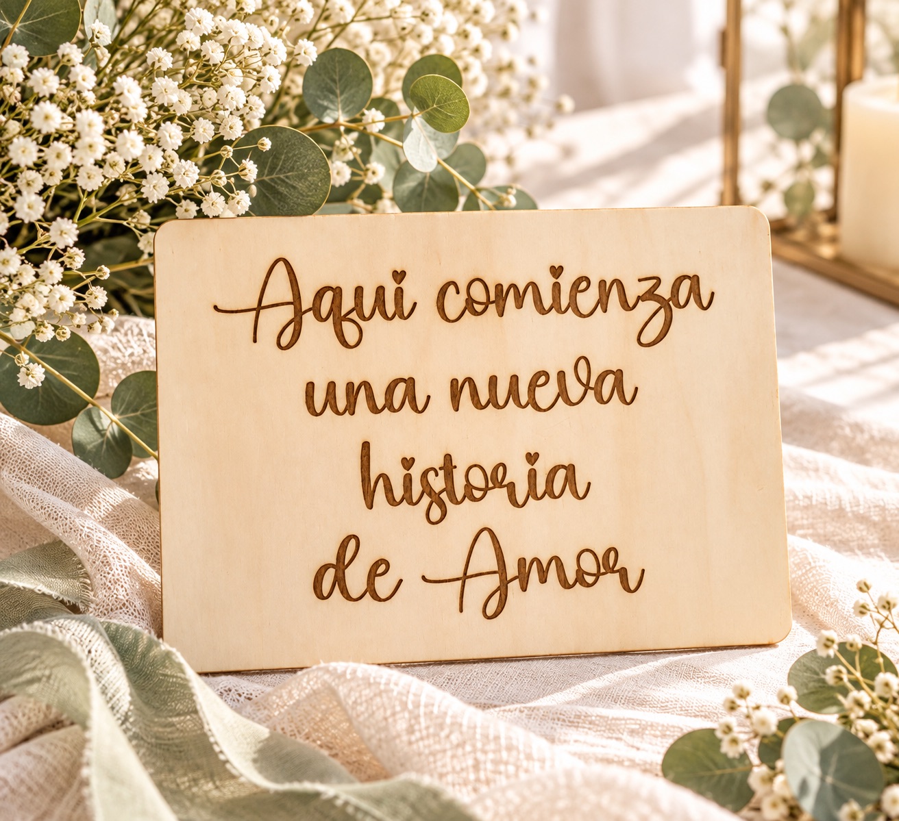 Cartel Personalizado para pajes de boda