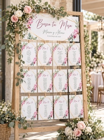Seating plan Personalizado con Mesero