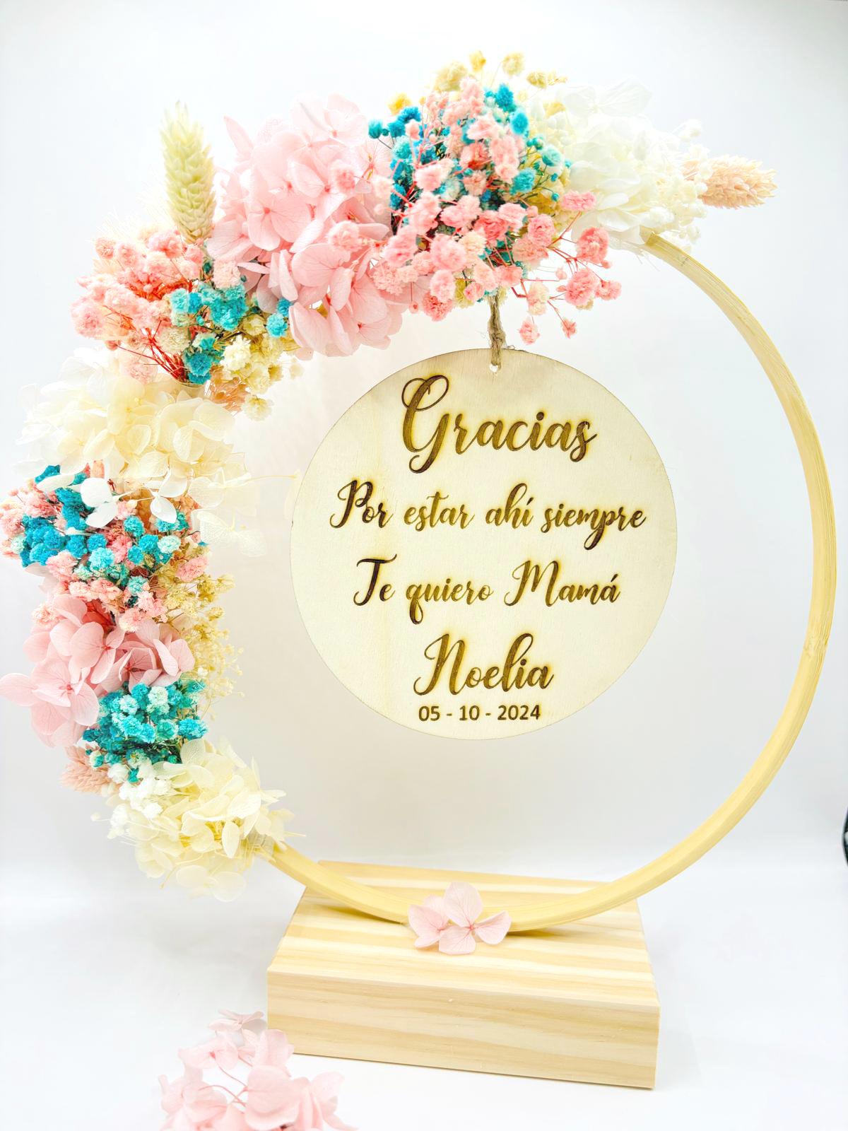 Aro floral personalizado