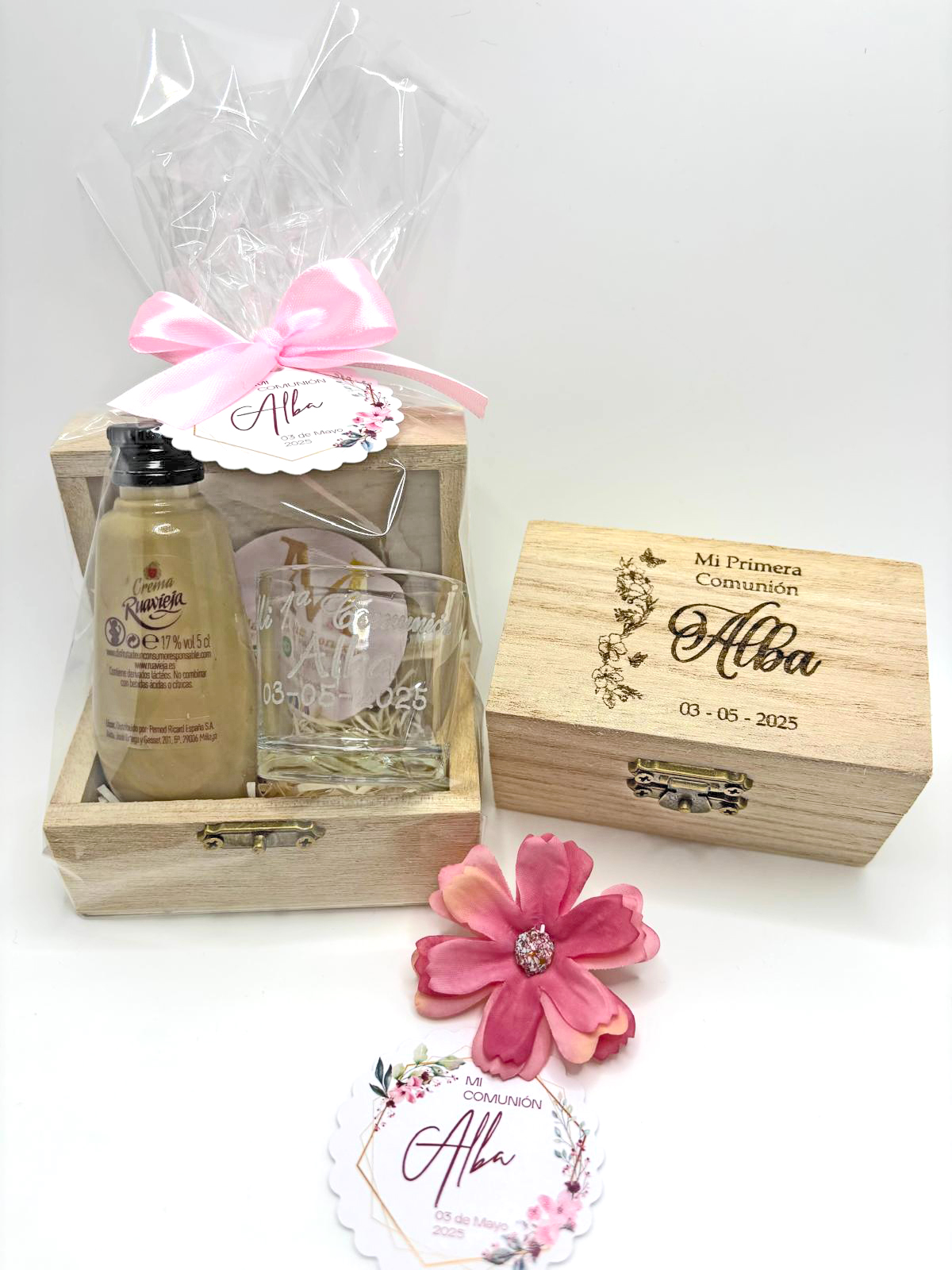 Cajita Personalizada licor & chupito personalizado