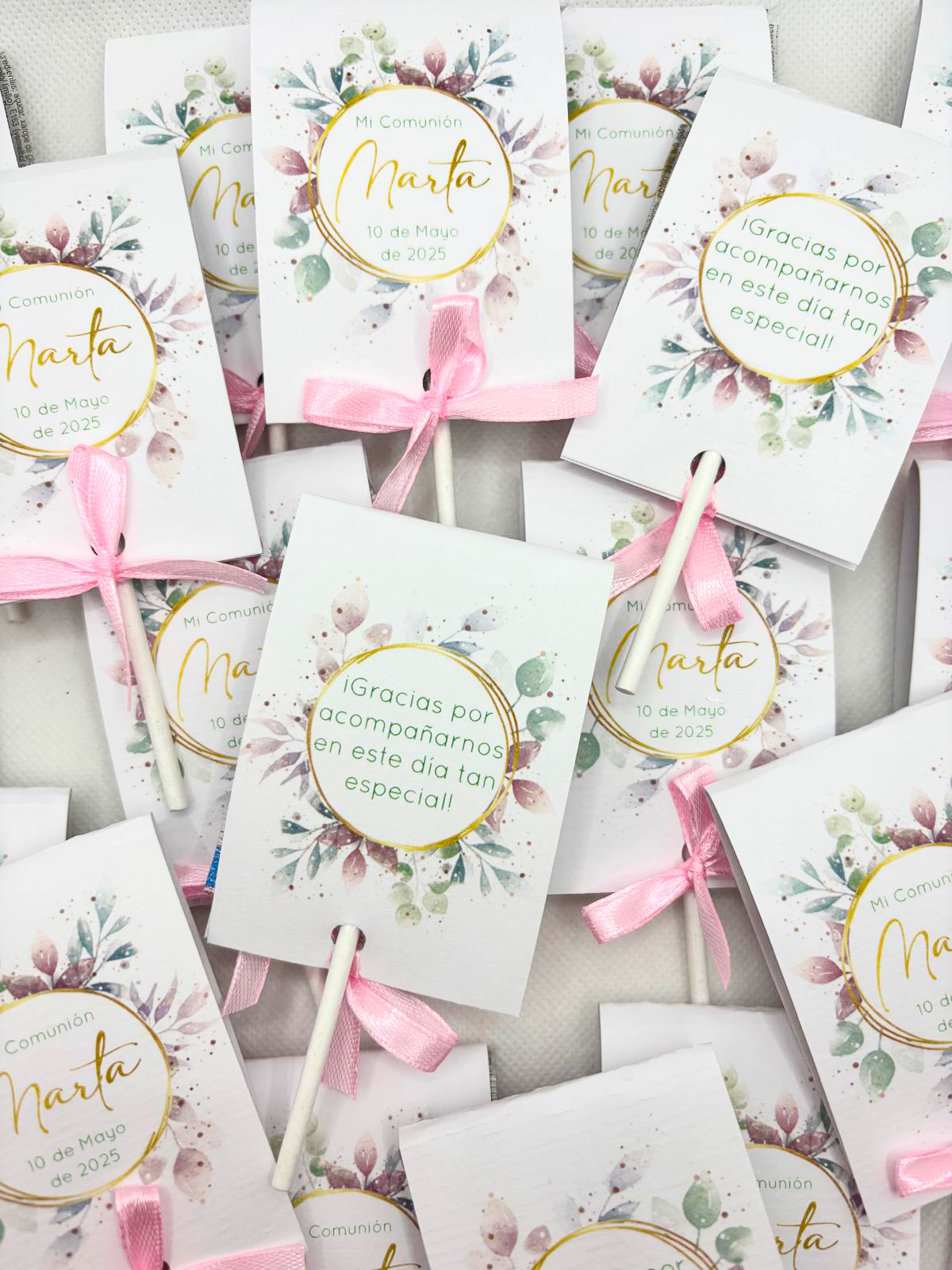 Piruletas personalizadas