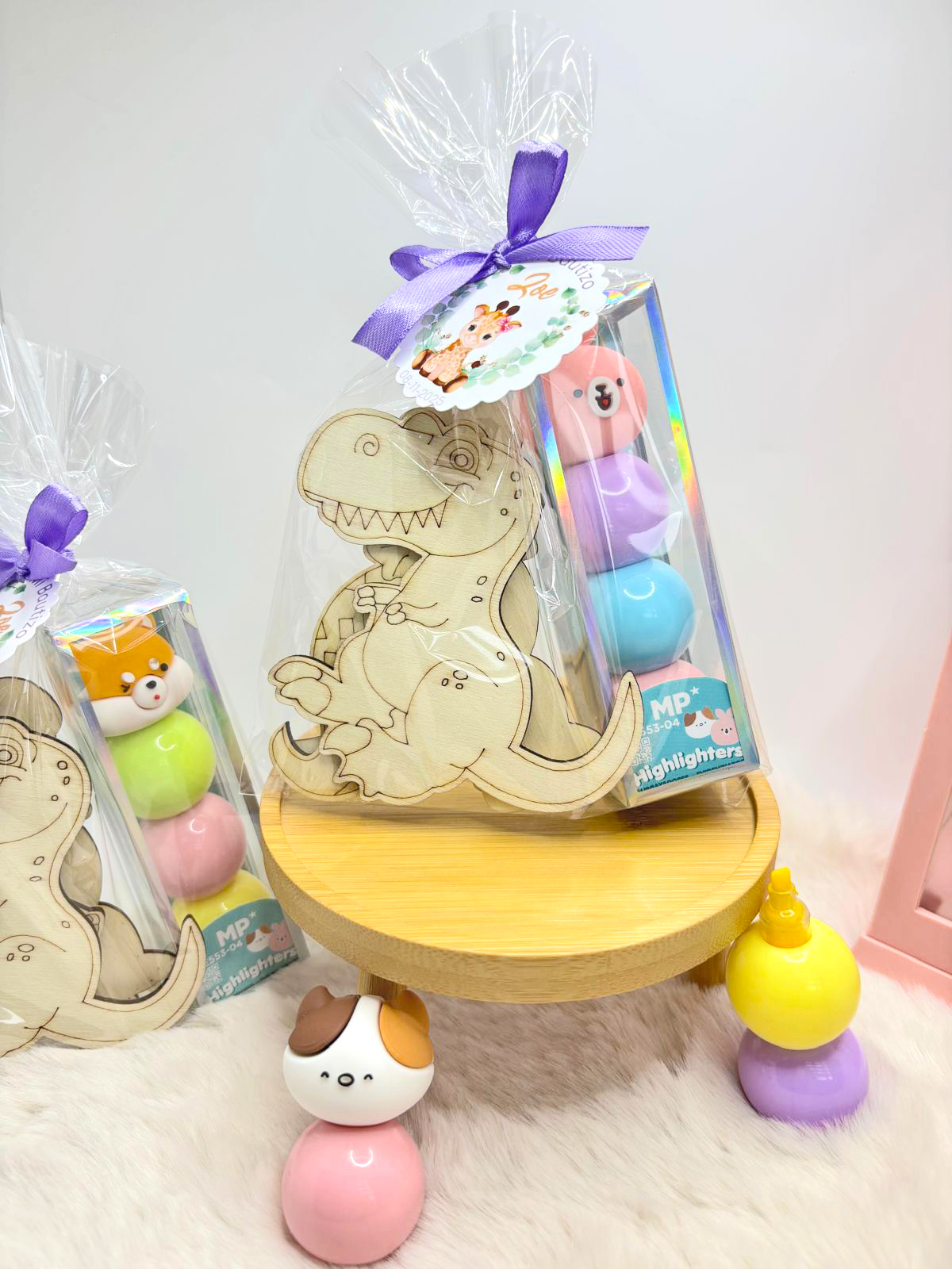 Pack Figuritas de madera para colorear
