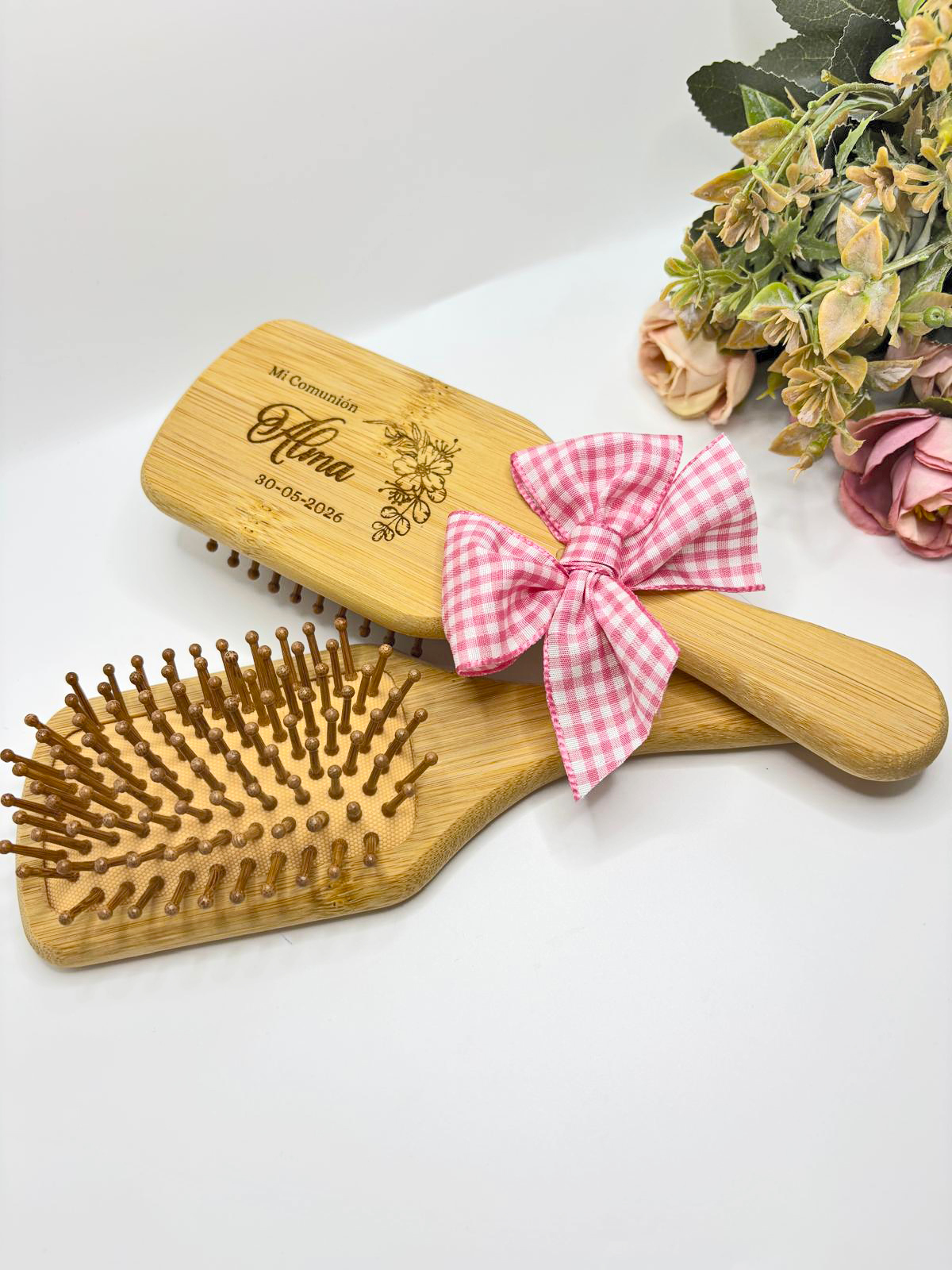Cepillo de madera personalizado